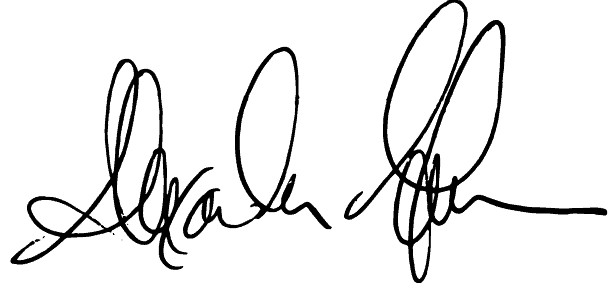 alexander green signature