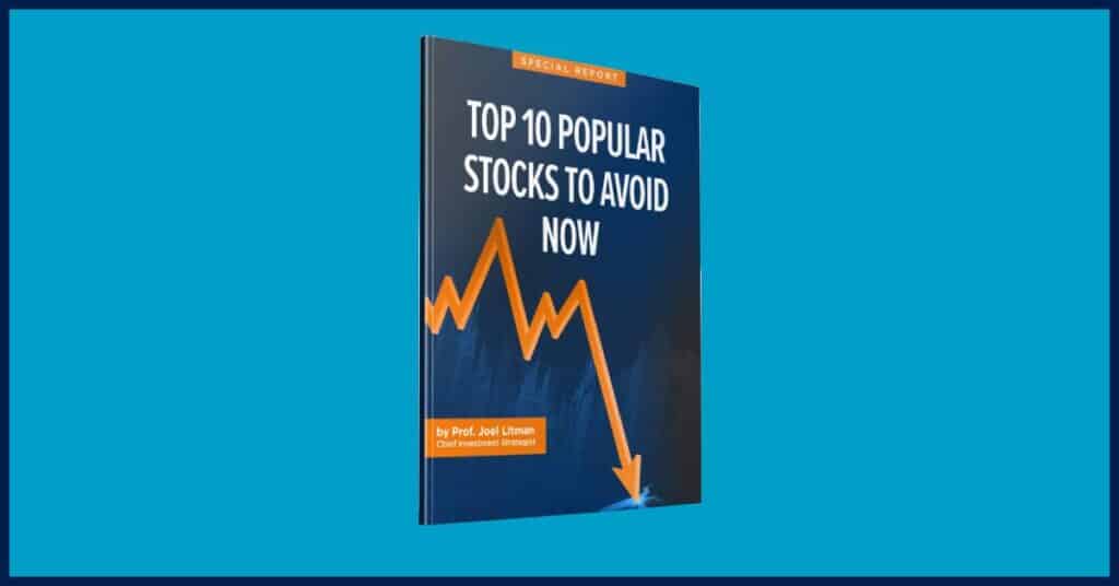 Joel Litman’s bonus report of 10 Popular Stocks to Avoid Now, product image